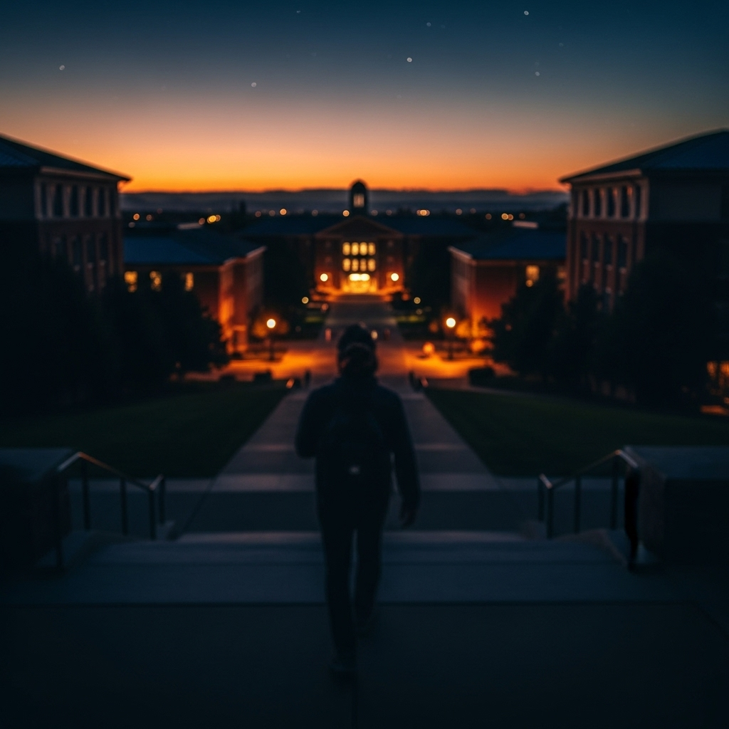 His Bond with Melania: 5 Reasons for Barron's College Move 3 A blurred image of a university campus, representing the privacy that is key to his bond with his family's wishes.