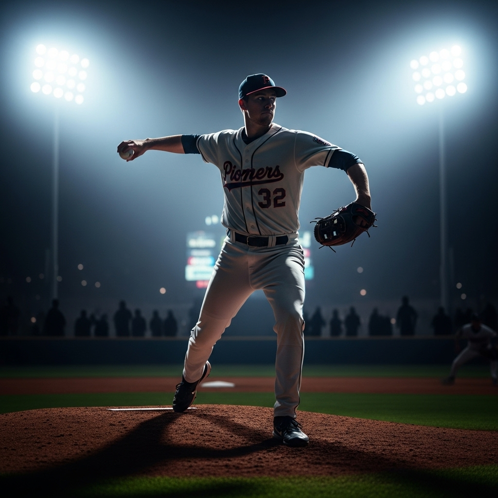 Cubs' Tucker Hits IL: 2 Other Key Fantasy Baseball Moves 3 A breakout starting pitcher throwing a pitch during a night game.