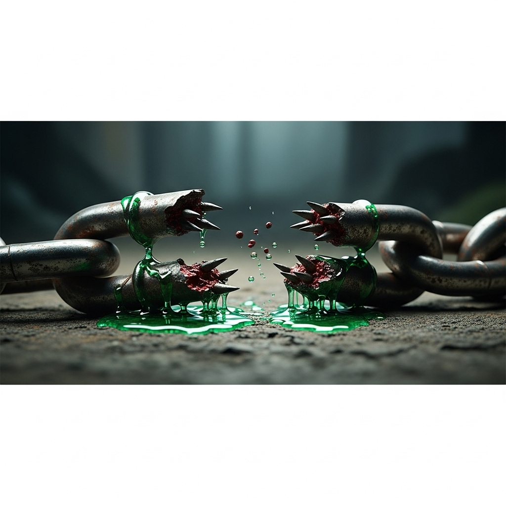 Venomous Speech: 5 Reasons Kirk's Ally Demands Apology 3 A broken chain symbolizing a fractured alliance caused by venomous speech.