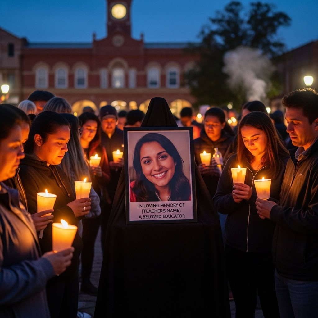 Murder Victim: 1 Lawmaker's 'Dead Person' Comment Erupts 4 A candlelit vigil where people are gathered to remember the young teacher who became a murder victim.