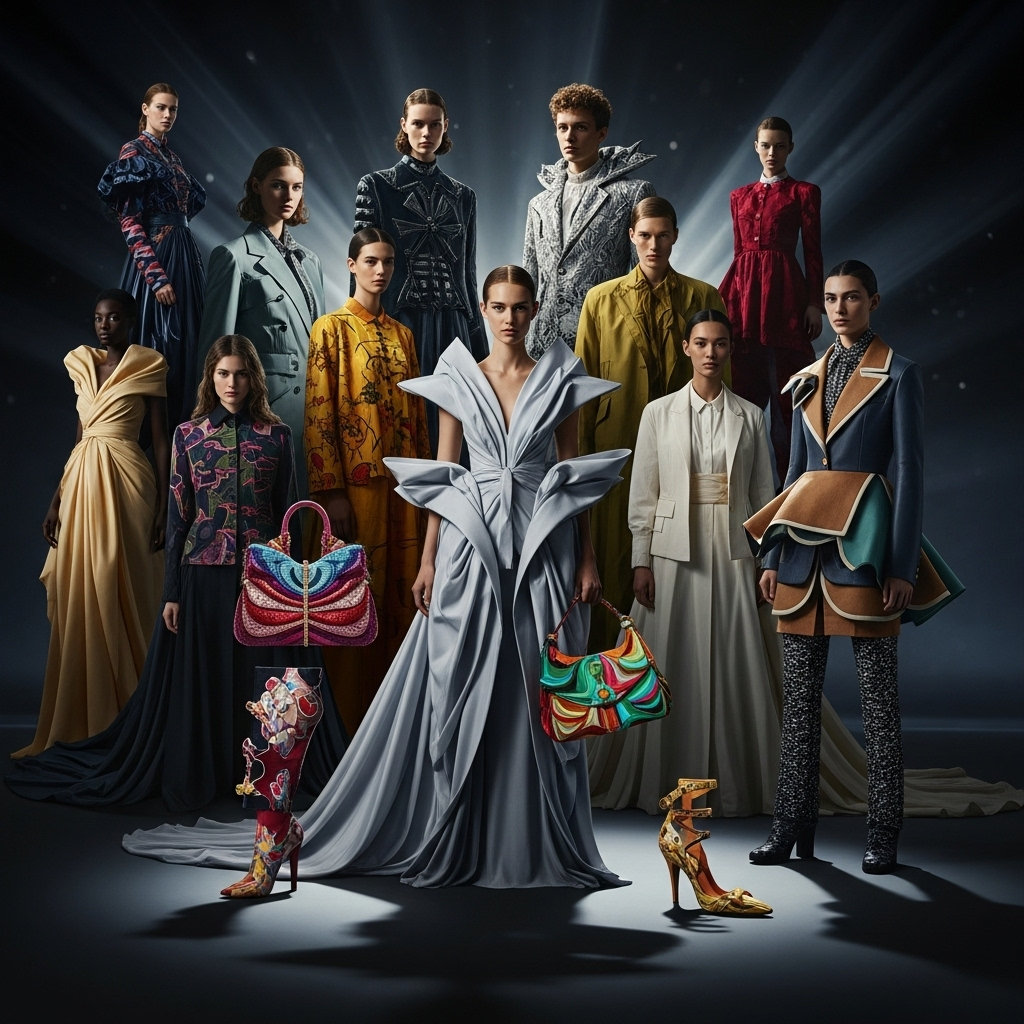 Top WWD Design Honors: 10 Winners Shaping Fashion's Future 2 A collage of innovative designs from the top wwd design honors recipients.