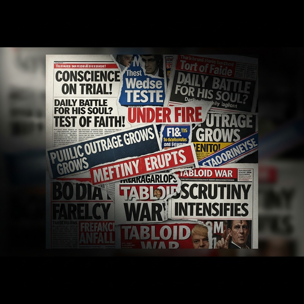 his 'conscience' clear: 5 reasons Harry stands by his truth 3 A collage of UK tabloid headlines, representing the media battle that tests his 'conscience' daily.