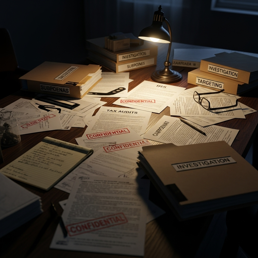 IRS Issues Notice to 1 Top Aide in Tea Party Scandal 3 A collection of documents and files related to the ongoing IRS issues and investigation into political targeting.