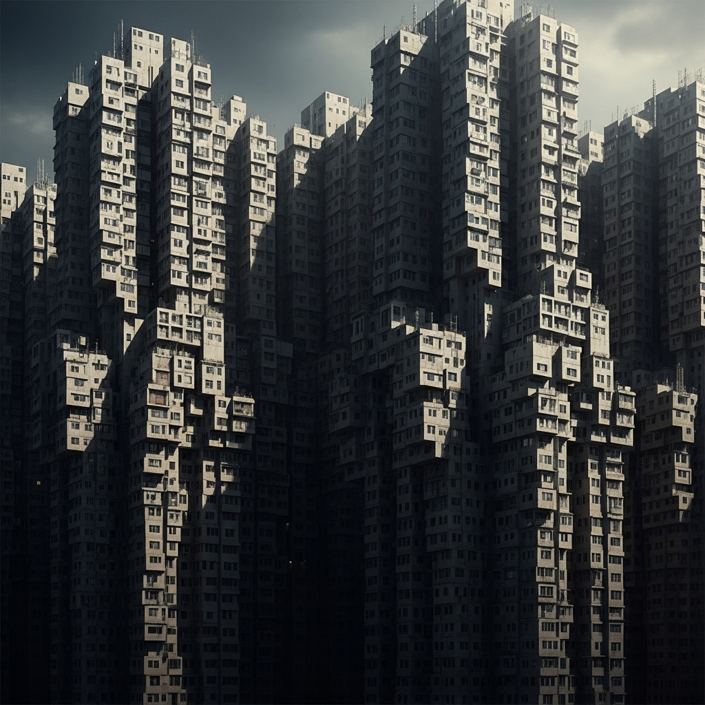 Trump's rumored housing order: 1 big 'game-changer' says GOP 2 A conceptual architectural drawing showcasing high-density housing, illustrating the potential outcome of trump's rumored housing order.