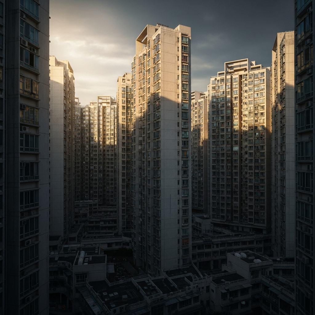 Trump's Rumored Housing Emergency: 3 Ways It's a Game-Changer 2 A conceptual drawing of dense, modern housing, visualizing the goal of trump's rumored housing emergency.