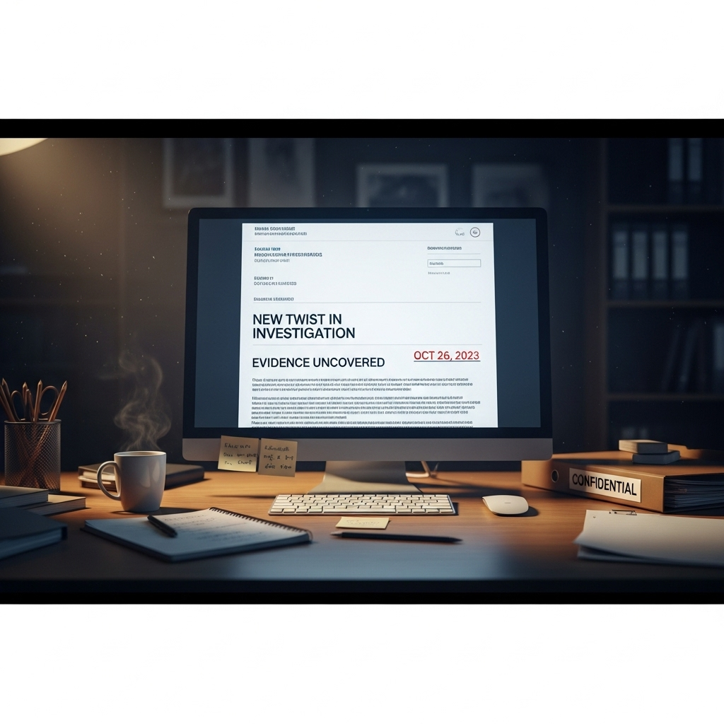 New Twist: 1 Shocking Detail in Kawhi's No-Show Job Saga 3 A conceptual image of a leaked email on a screen, representing the new twist in the investigation.