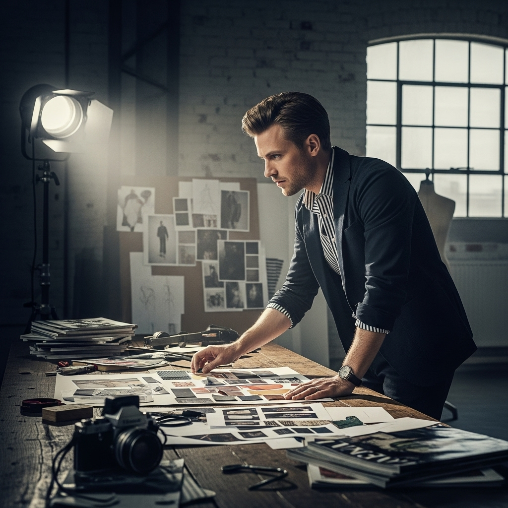 Erik Torstensson: 5 Facts About the FRAME Co-Founder 2 A creative shot of Erik Torstensson in a design studio setting.