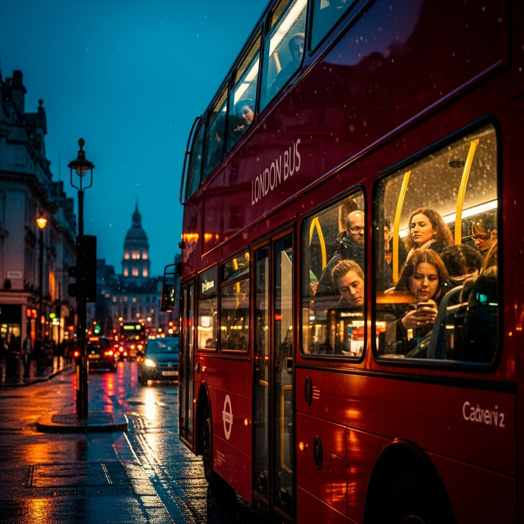 London Underground: 7 Days of Strikes Halt Tube Service 3 A crowded London bus as commuters seek alternatives to the london underground service