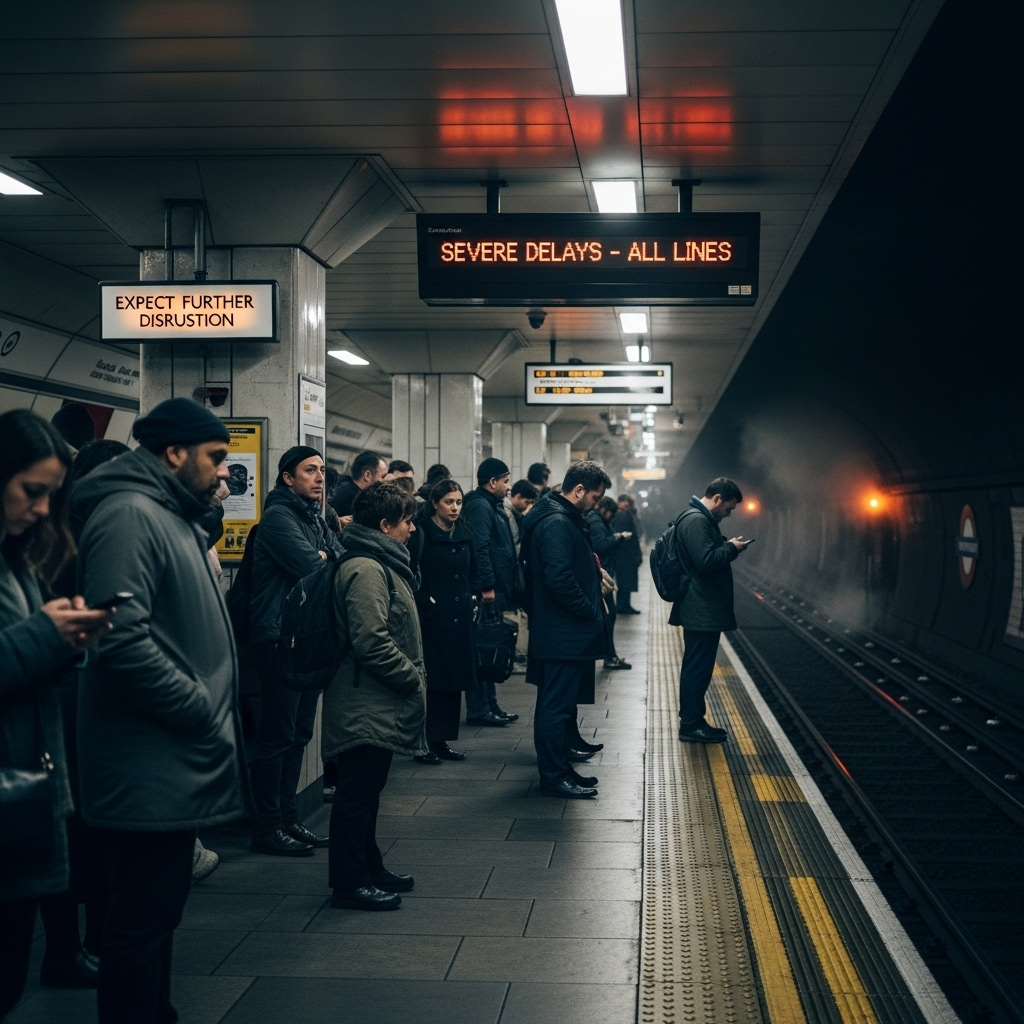 More London Tube Disruption: 2 Unions Reject New Deal 2 A crowded tube platform illustrating the potential for more london tube disruption.