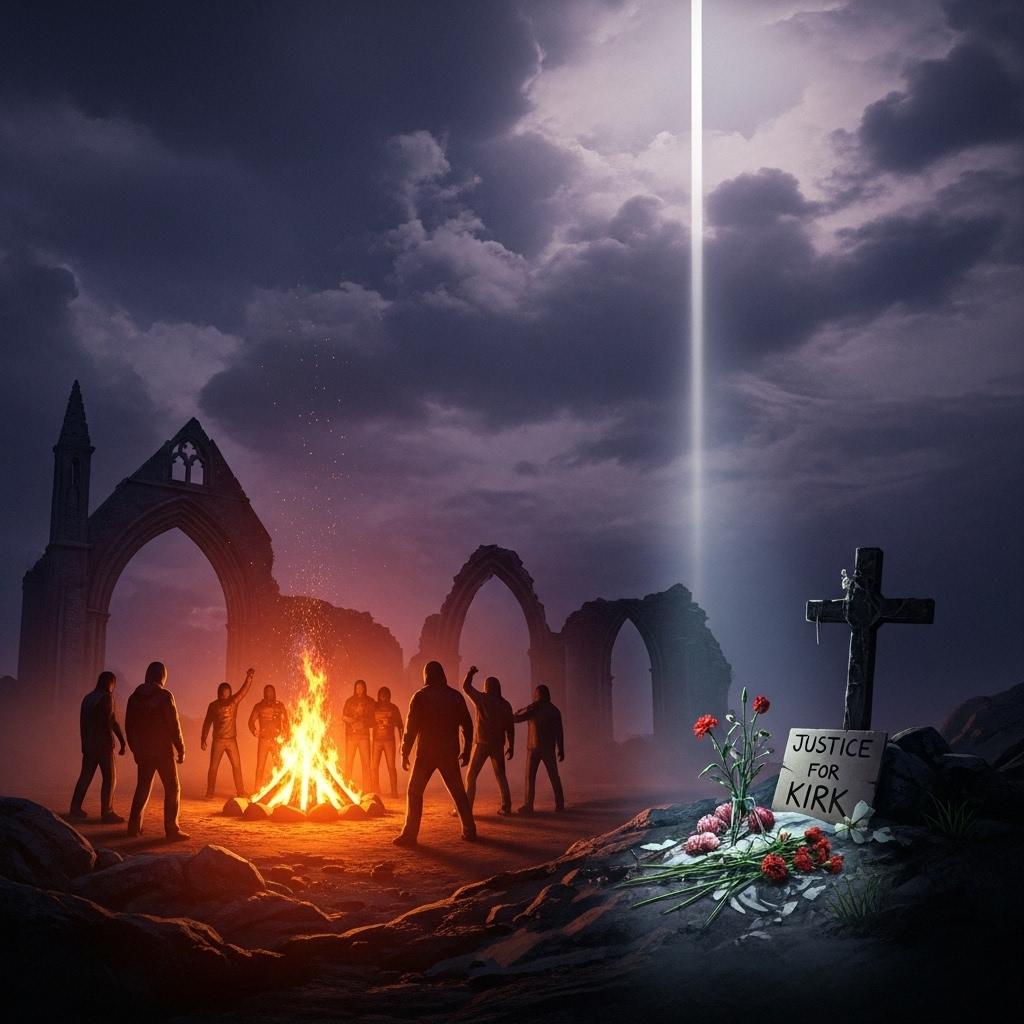 Kirk Murder: 1 ESPN Host Erupts Over Vile Celebration 2 A digital illustration condemning the insensitive celebration connected to the kirk murder.