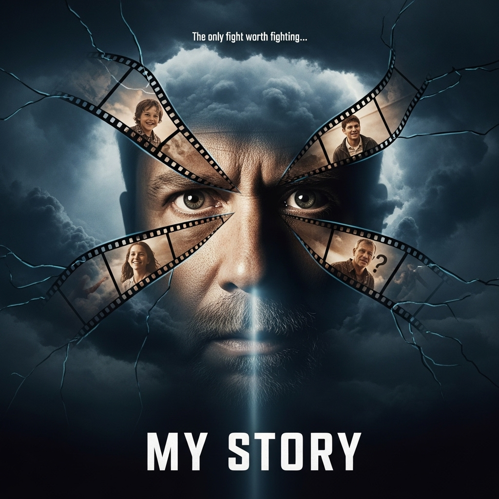 His Life: 1 Man's Failed Bid to Block Netflix Film 2 A dramatic movie poster depicting a man's struggle, representing the battle over his life story.