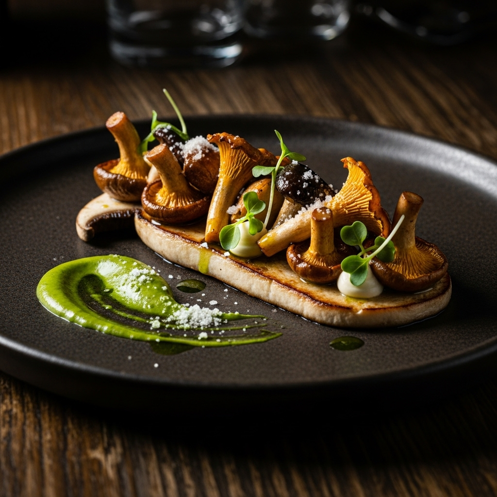 ‘mushroom murderer’: 1 Killer Chef Sentenced to Life 2 A gourmet mushroom dish, beautifully plated, similar to the one served by the ‘mushroom murderer’.