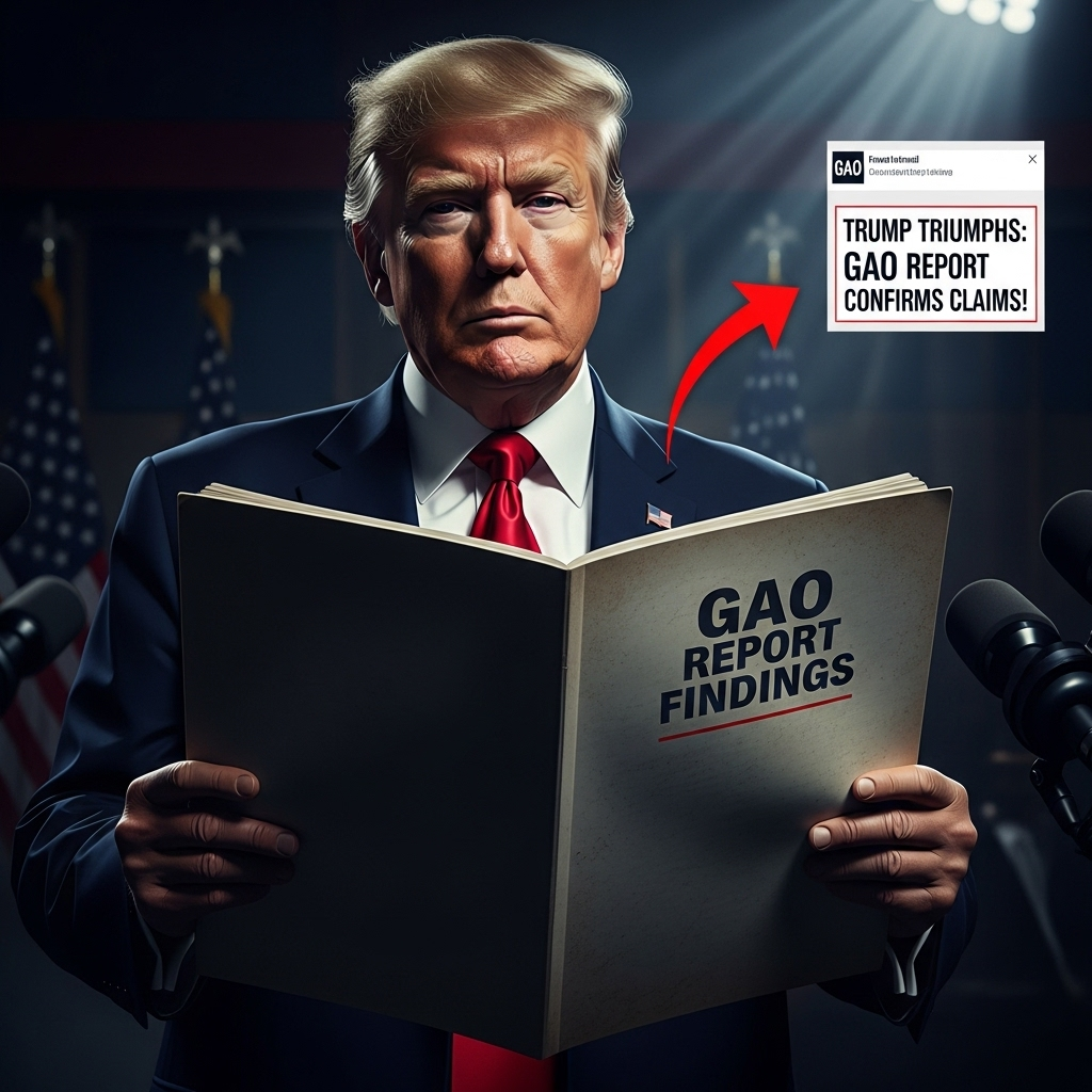 Trump Seize on New Report: 2 Republicans Demand Answers 2 A graphic showing how former President Trump seize on the GAO report's findings.