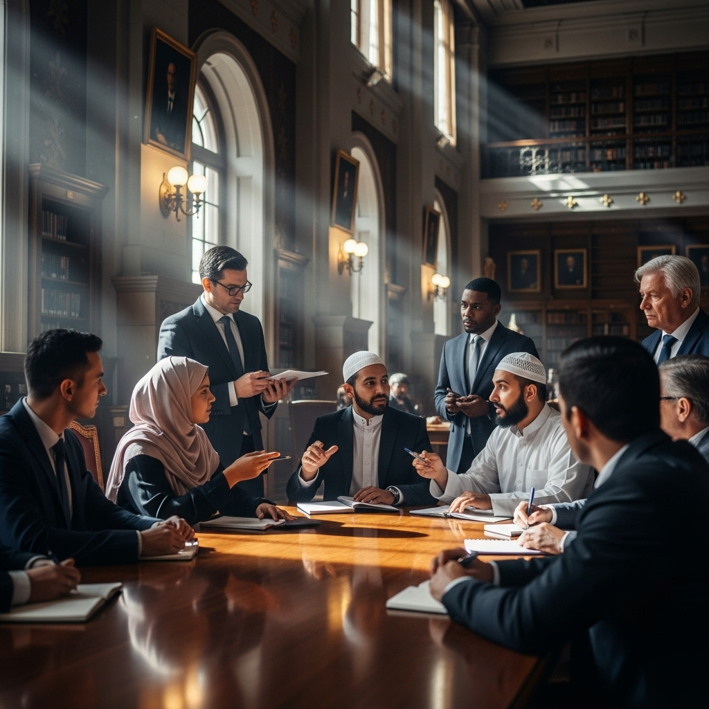 Muslim Voices: 5 Reasons They Back Quebec's Prayer Ban 4 A library or government building in Quebec, where muslim voices are contributing to the public discourse on secularism.