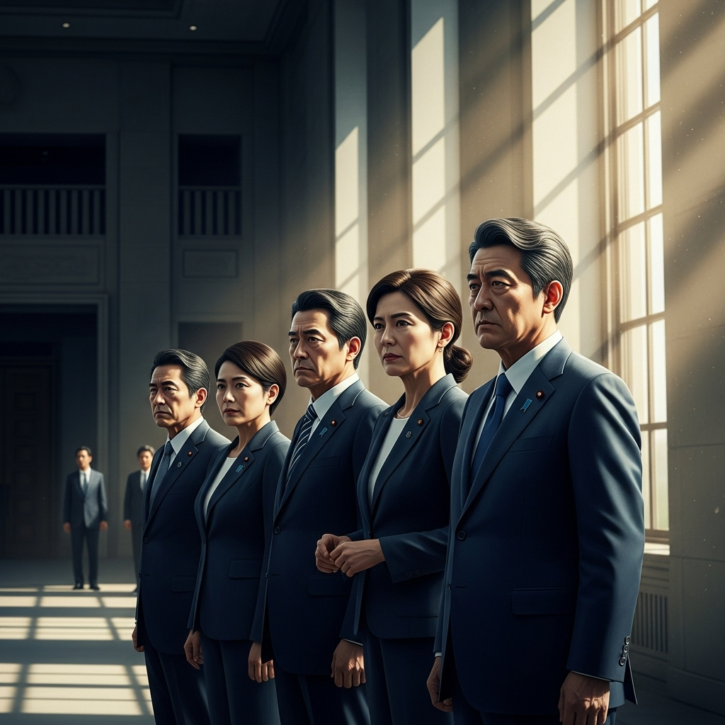 three pms in 4 years: who is next to lead Japan? 4 A lineup of potential candidates to lead Japan, showing the political uncertainty after having three pms in quick succession.