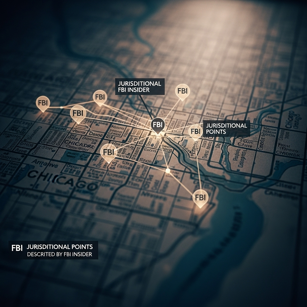 FBI Insider: 3 Reasons Criminals Target the Windy City 4 A map of Chicago's neighborhoods, illustrating the jurisdictional points made by the fbi insider.