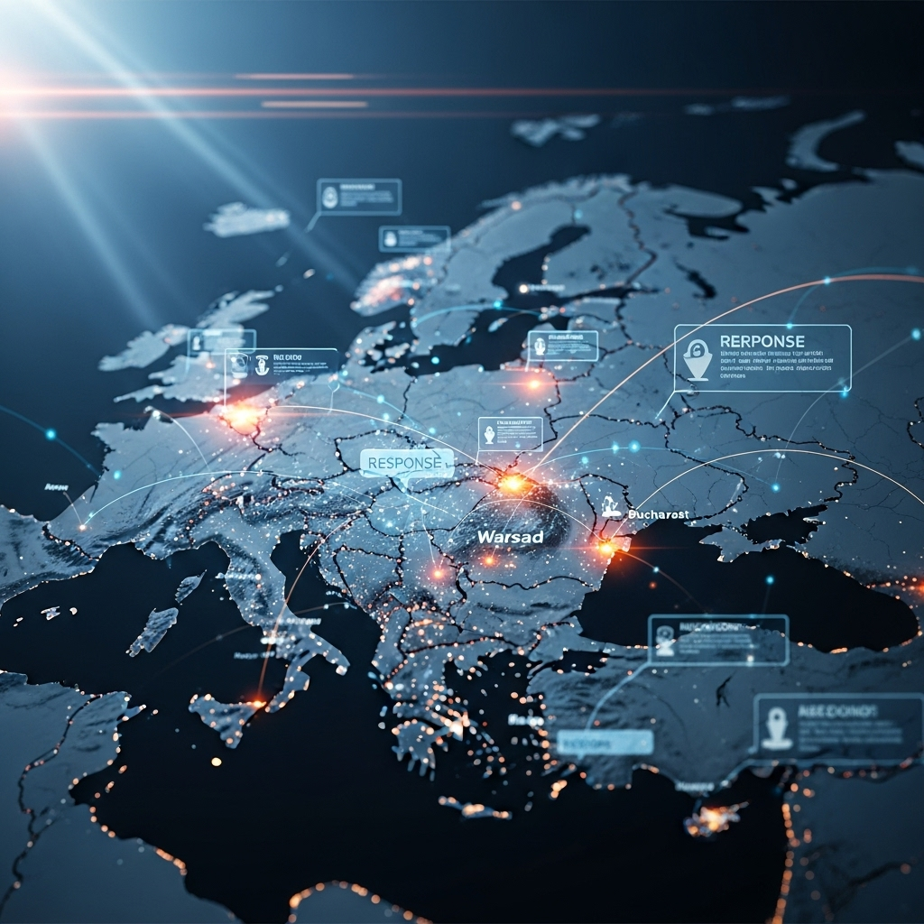 US 'Response' Urged After 20 Killed in Russian Strike 4 A map of Eastern Europe showing the strategic importance of a carefully considered US 'response'.