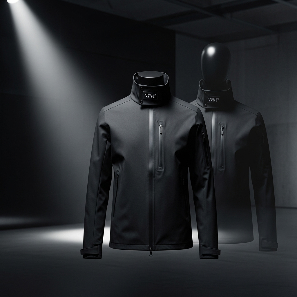 Top WWD Design Honors: 10 Winners Shaping Fashion Today 2 A minimalist tech-wear jacket from Atelier Kaito, a winner of the top wwd design honors.
