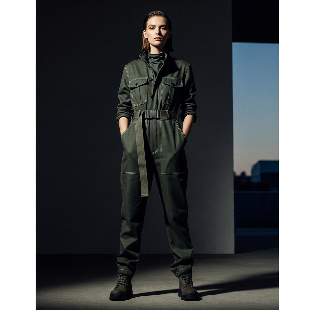 Comey Spring 2026: 15 Top Ready-to-Wear Looks to See 2 A model showcases a key utilitarian look from the Comey Spring 2026 collection.