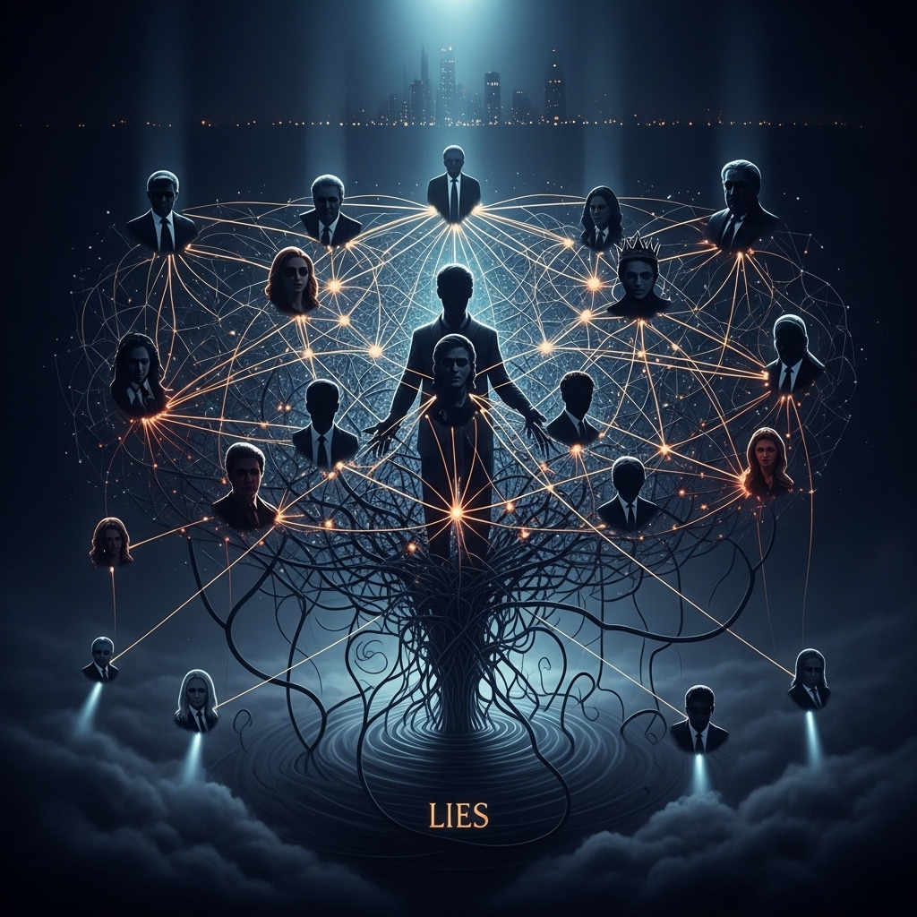 Epstein's Lies: 1 Lord's Regret After Falling For Them 2 A photo illustration representing the complex social network built on Epstein's lies.