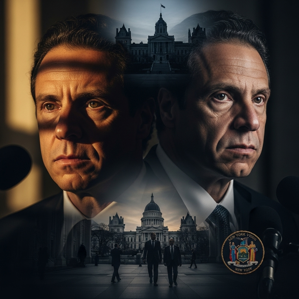 Two high-profile Cuomo hires join with 8 weeks to NYC race 2 A photo montage of Gareth Rhodes and Rich Azzopardi, two high-profile former Cuomo aides.