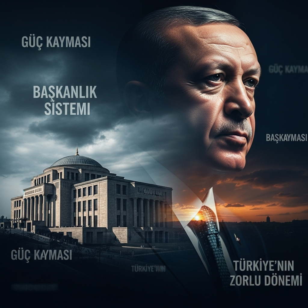 Turkey's 'Tough Guy' President: 5 Moves Under Scrutiny 2 A photo montage showing President Erdoğan and the Turkish parliament, symbolizing the power shift scrutinized under Turkey's 'tough guy' president.
