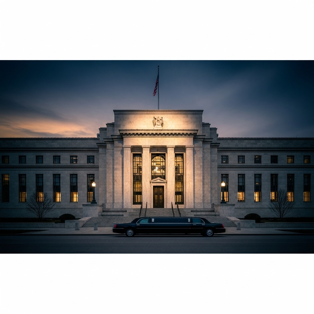 Emergency Ruling: DoJ Seeks to Oust 1 Fed Board Member 3 A photo of the Federal Reserve Board building in Washington D.C., where the board member at the center of the emergency ruling works.