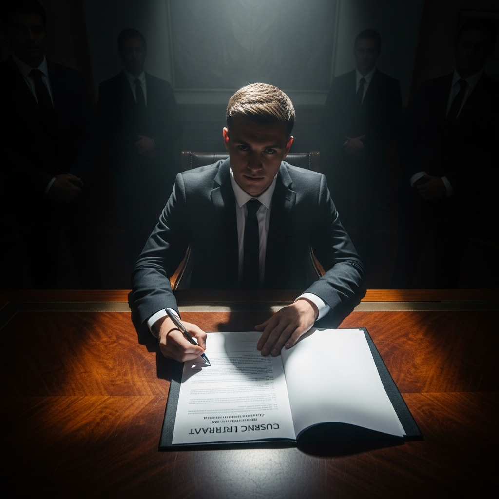 True Cost: 50 Most Expensive Summer Transfers Ranked 3 A player signing a contract, representing the massive true cost commitment from the club.