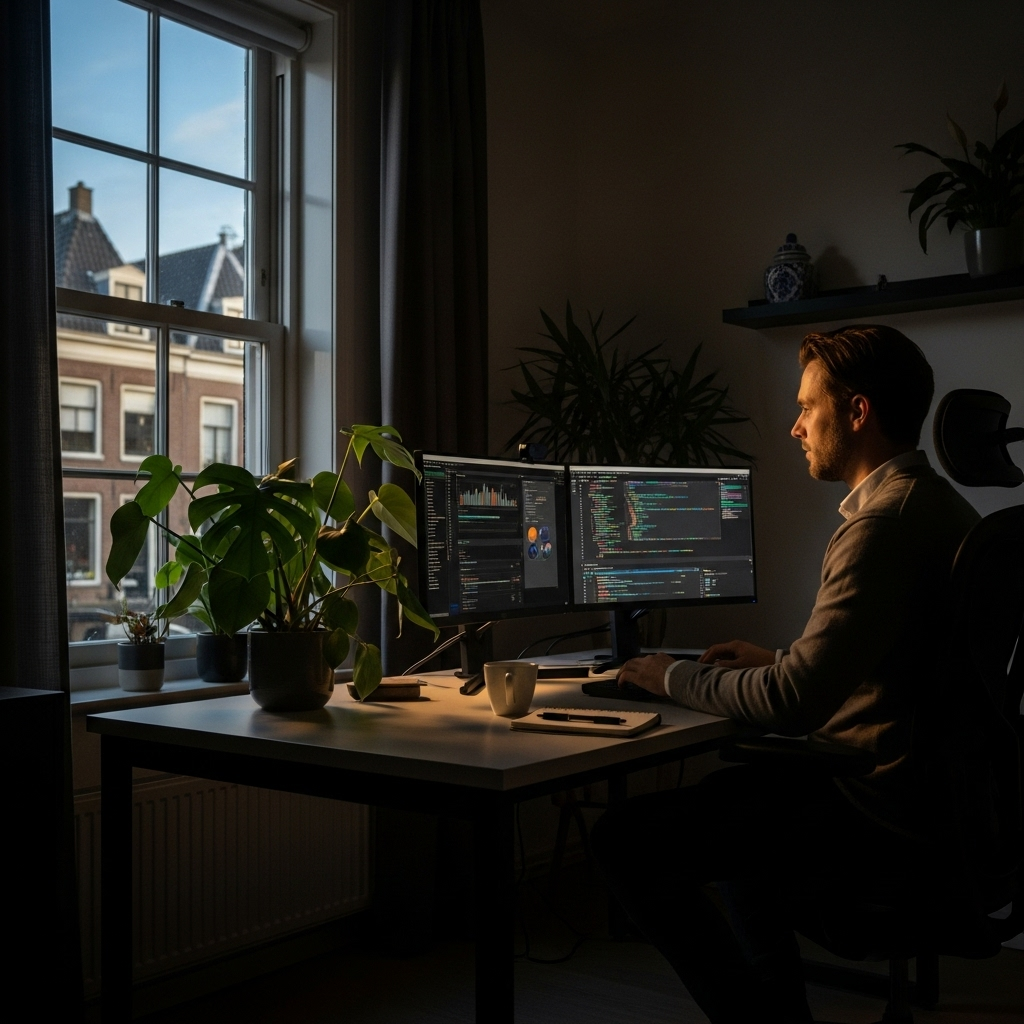 this country: 3 Ways Workers Are Reclaiming Their Power 4 A professional working from a home office in this country, illustrating the new era of work autonomy.