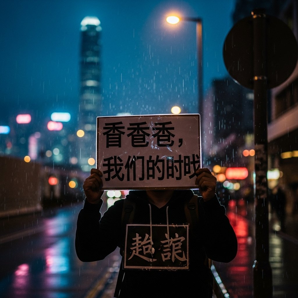 More Rights Rejected: HK Lawmakers Block 10+ Proposals 3 A protest sign demanding more rights being held up by a protestor in Hong Kong.