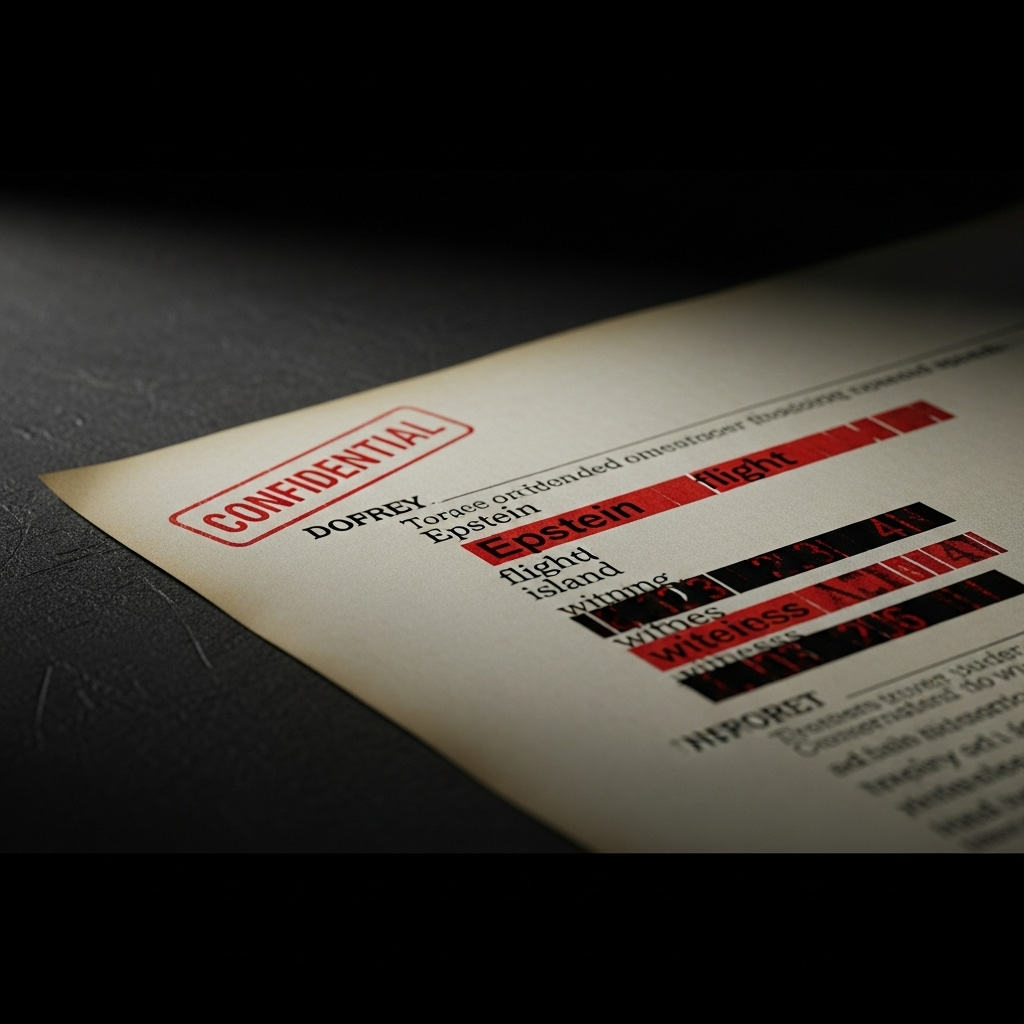 jeffrey epstein: 3 facts on the Trump birthday note 2 A redacted document photo representing evidence in the jeffrey epstein case.