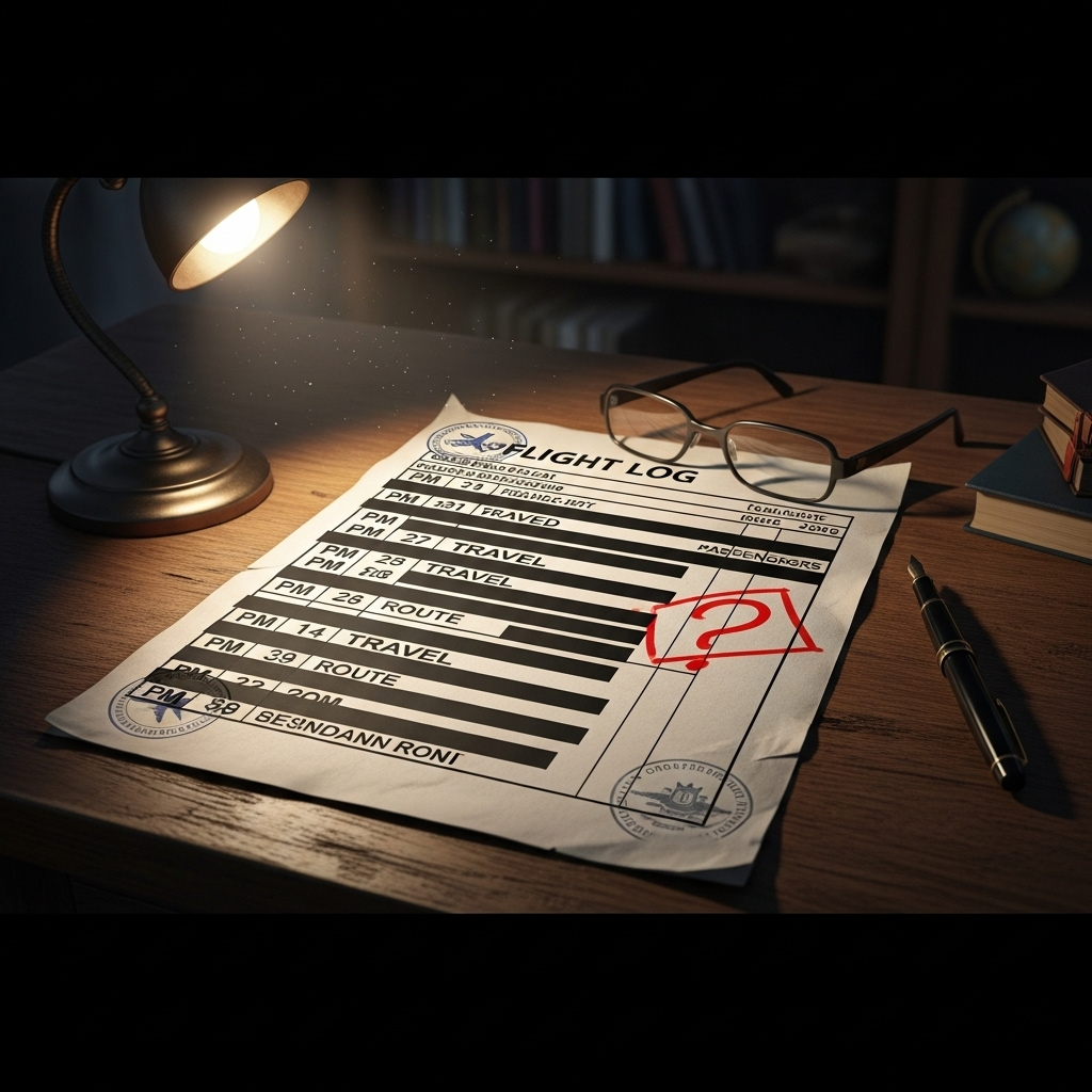 Fresh Questions: 5 Things the UK PM Knew About Epstein 3 A redacted flight log document, sparking fresh questions about the UK Prime Minister's travel.