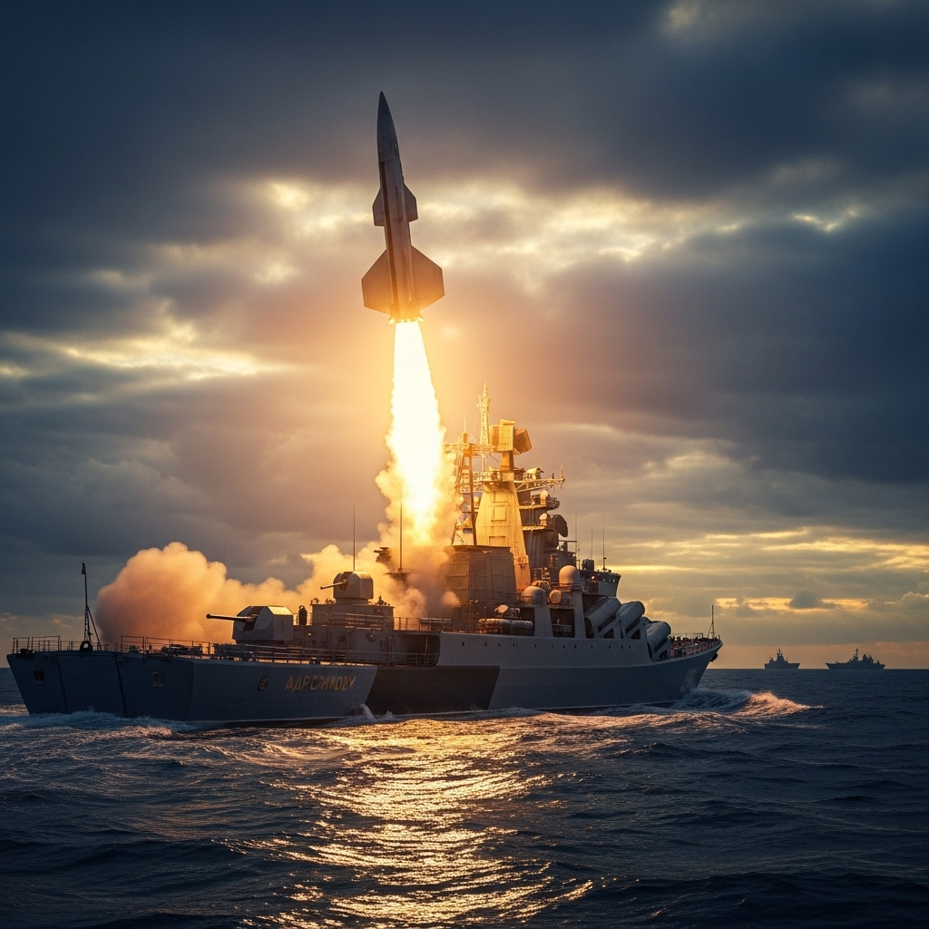 Hypersonic Missile: Russia Tests 1 as Ukraine Strikes Oil 3 A Russian warship, the Admiral Gorshkov, launching a Zircon hypersonic missile during a naval exercise.