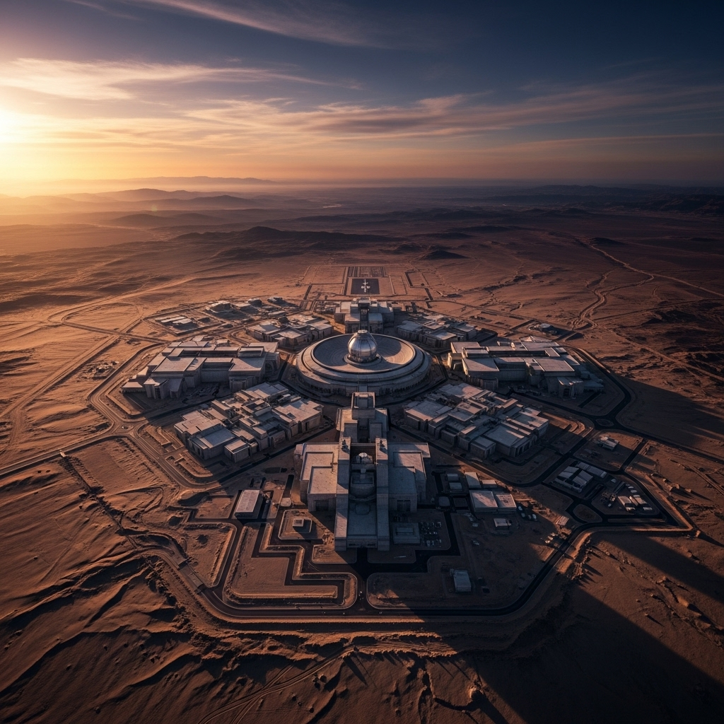 Top council backs 3 new IAEA inspections in Iran push 3 A satellite view of a facility in a desert landscape, representing one of the sites under review by the top council.