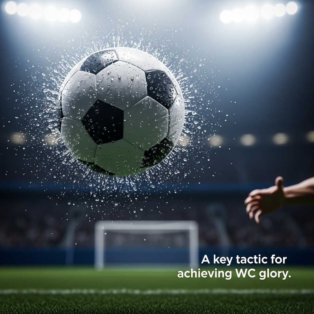 WC Glory: 3 Reasons Tuchel's Long Throw Plan Could Work 3 A soccer ball being thrown with immense power, a key tactic for achieving wc glory.
