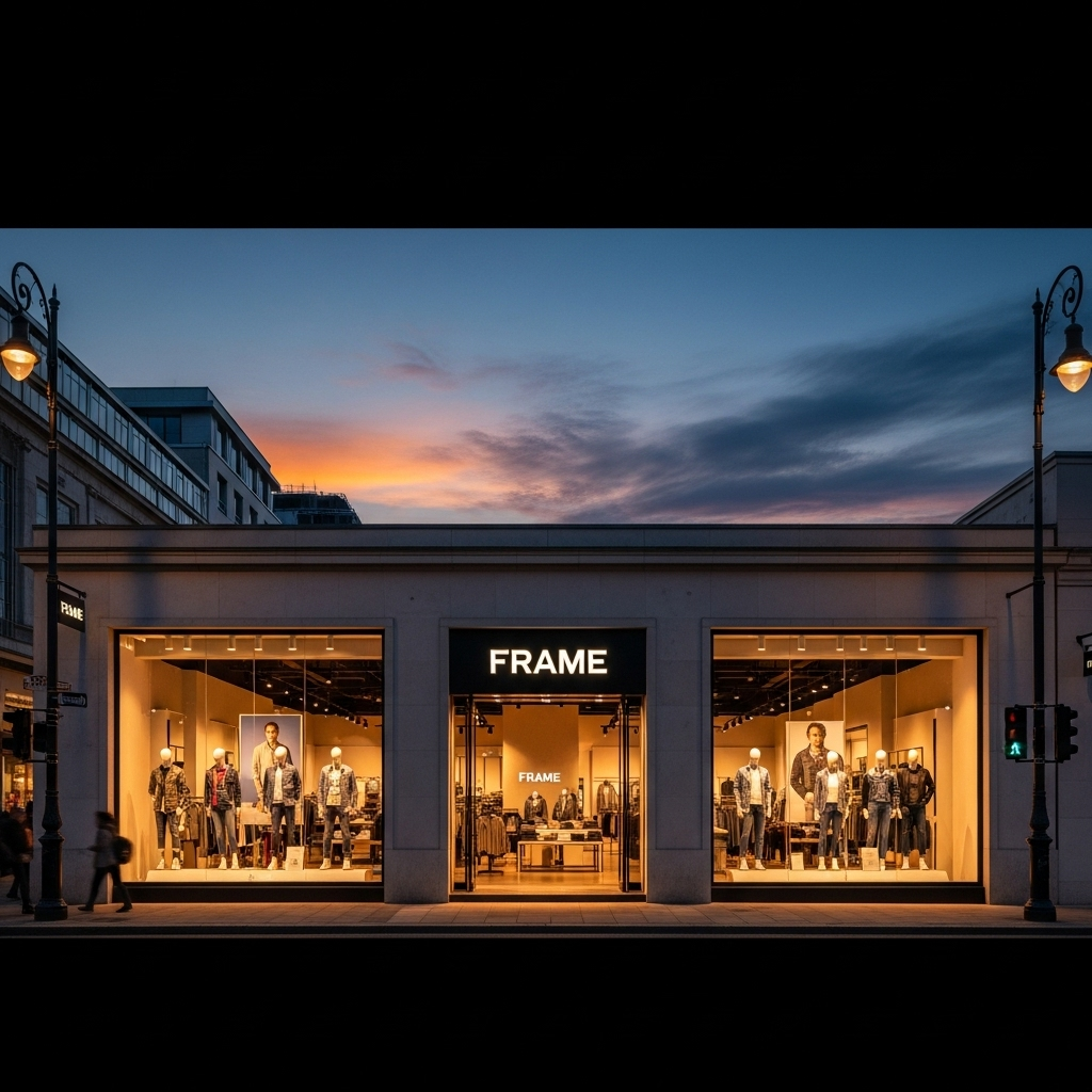 Erik Torstensson: 7 Facts About the FRAME Co-Founder 4 A stylish shot of the FRAME storefront, a brand co-founded by Erik Torstensson.