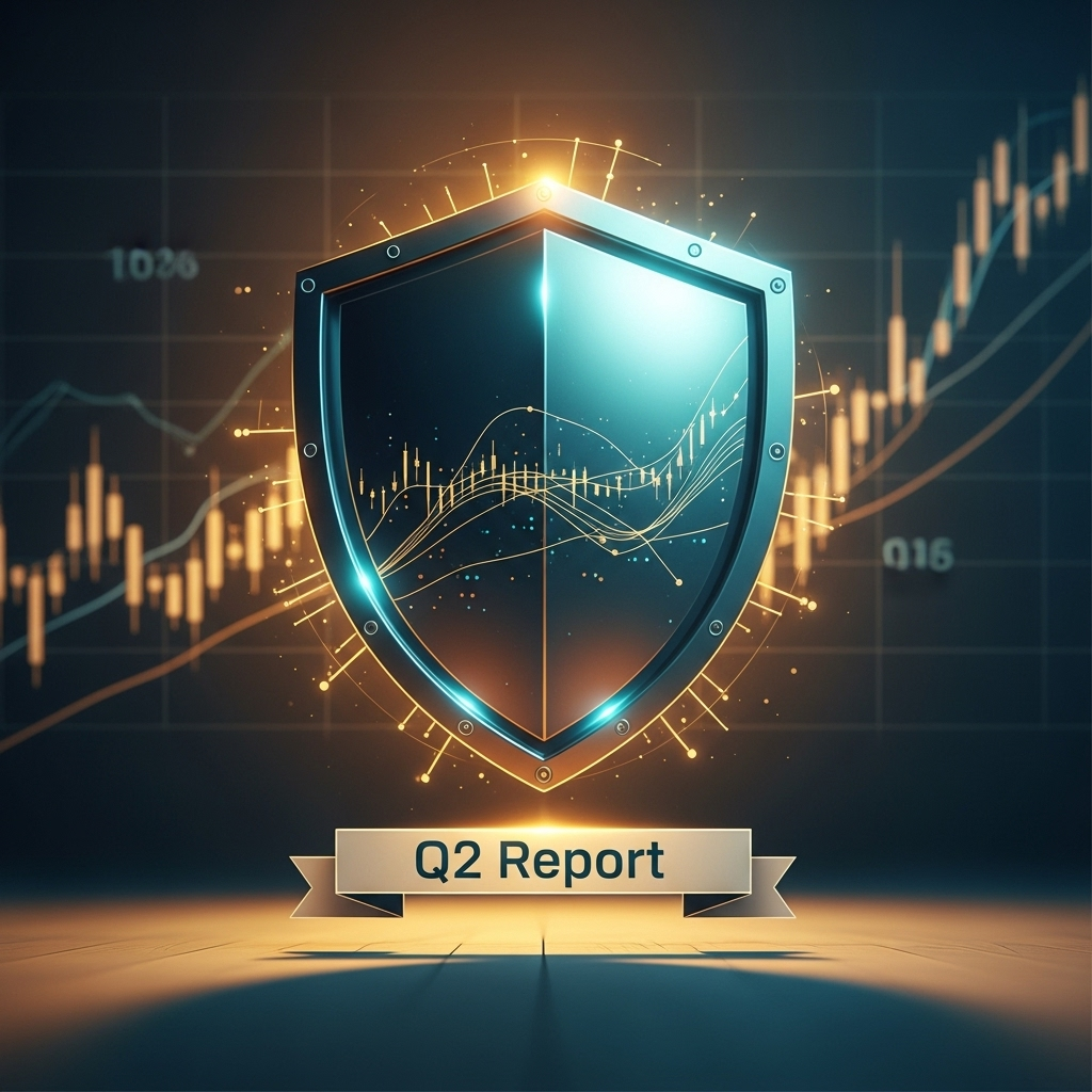 Strong Q2 Report: 7 Key Highlights for Investors in 2024 4 A stylized graphic of a shield representing the fortified balance sheet mentioned in the strong q2 report.