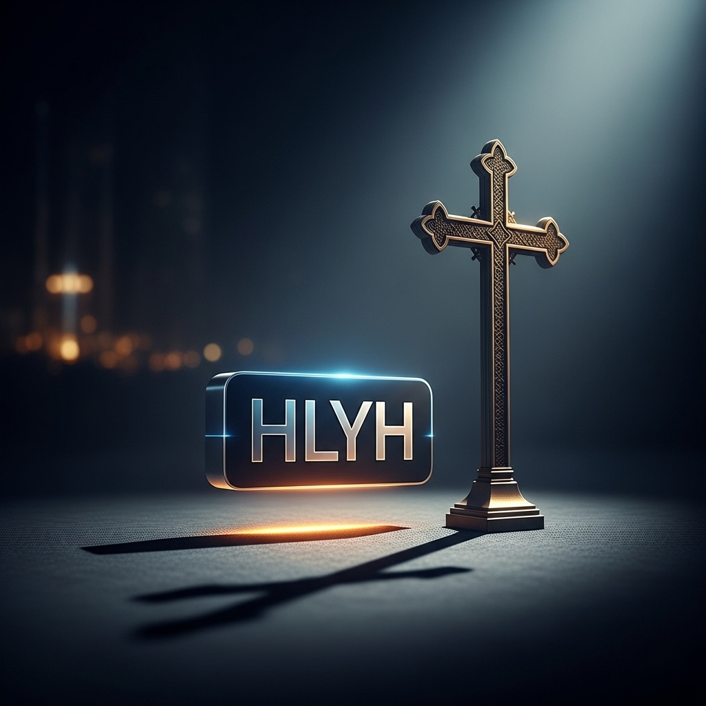 Holy Holdings: 1st Christian Values ETF on Wall Street 2 A stylized image of a stock ticker symbol HLYH next to a cross, representing the holy holdings ETF.