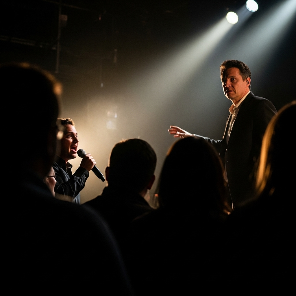 Cuomo event: 9/11 family confronts Mamdani over streamer 2 A tense atmosphere at the Chris cuomo event as an audience member speaks.