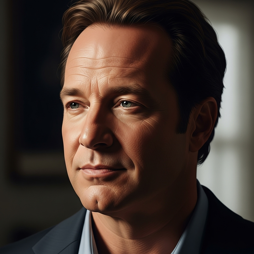 Rob Schneider: 5 Reasons He Wants Messy Conversations 3 A thoughtful portrait of Rob Schneider looking off-camera.