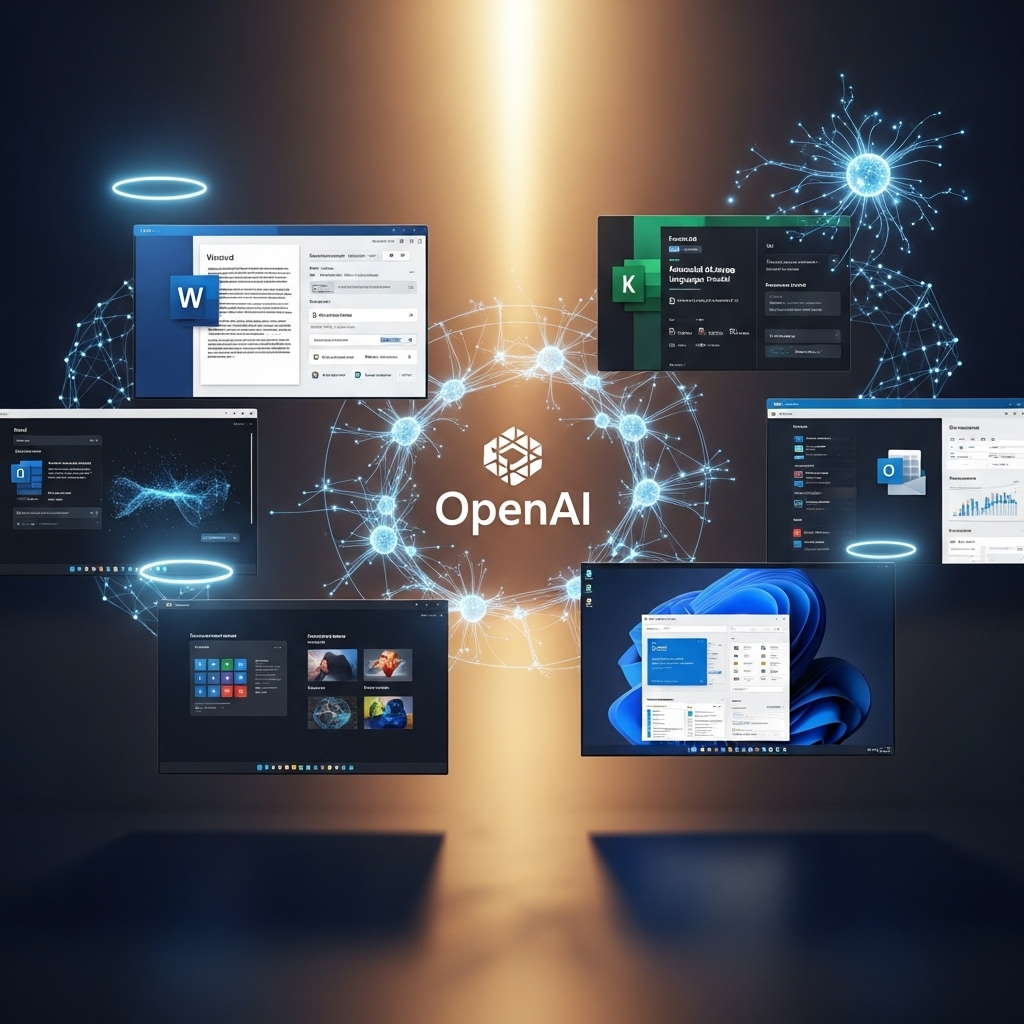 microsoft’s blessing: 3 Big Changes for OpenAI's Future 2 A visual representation of OpenAI's models integrating into Microsoft products, a clear sign of microsoft’s blessing.