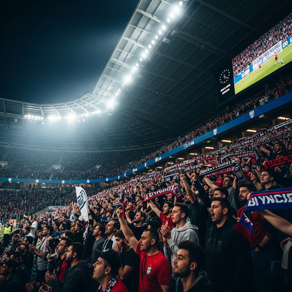 ESPN Host Gives 1 Stern Warning on Celebrating Murder 4 A wide shot of a stadium with fans, symbolizing the community of sports fandom.