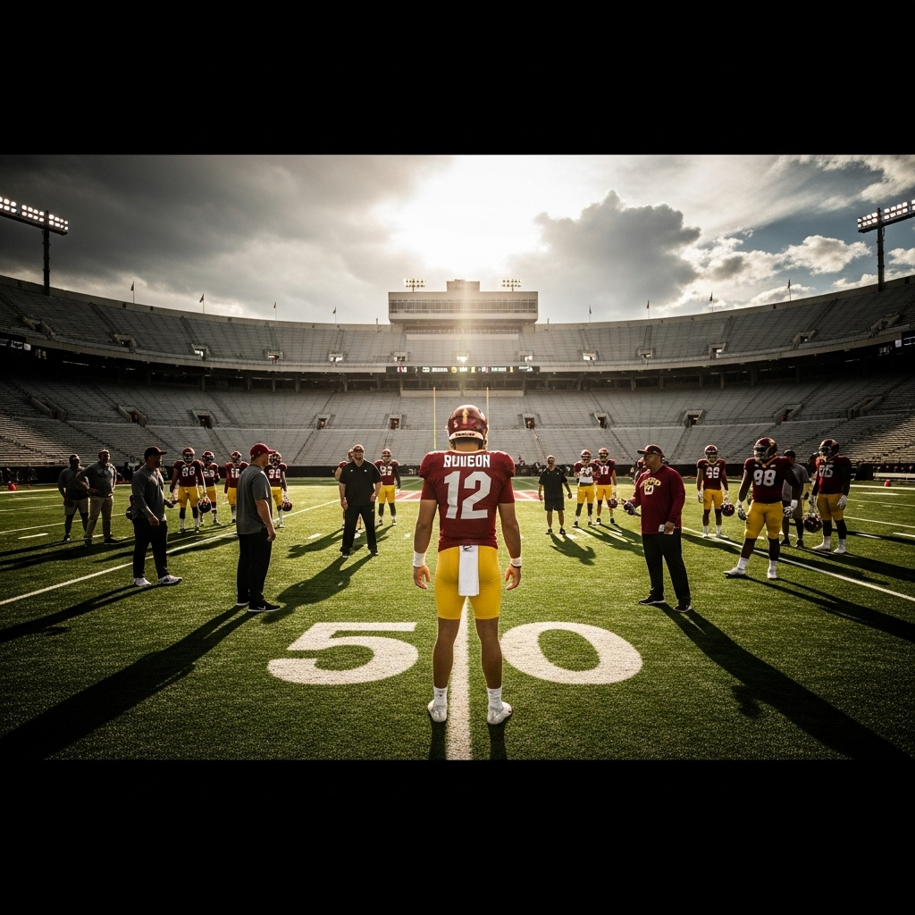 Son's Ex-Backup: Deion Skips 5-Star Recruit for QB1 4 A wide shot of the Colorado Buffaloes practice field, the center of the controversy around the son's ex-backup being named QB1.
