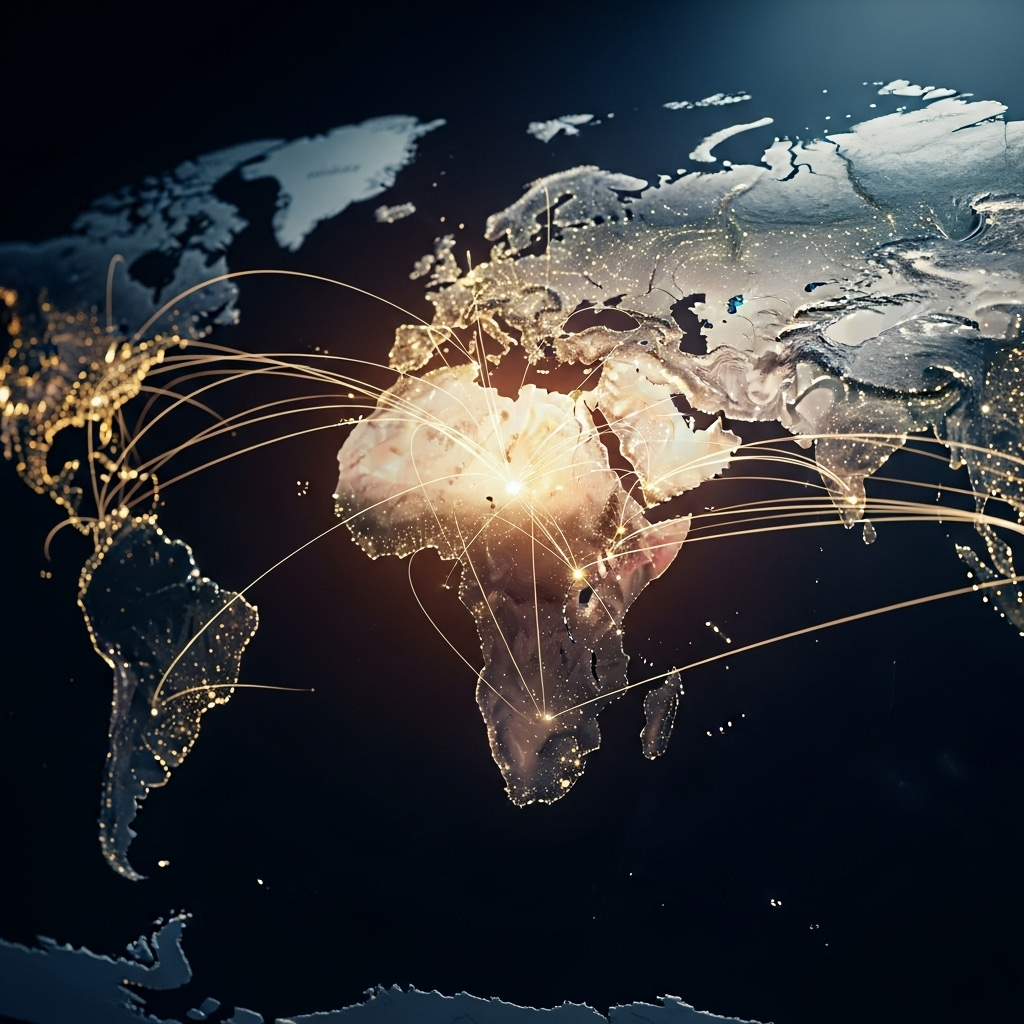 Collective Response: 1 Region's Plea After Israeli Attack 4 A world map focused on the Middle East with diplomatic pathways highlighted, illustrating the potential impact of a unified collective response.