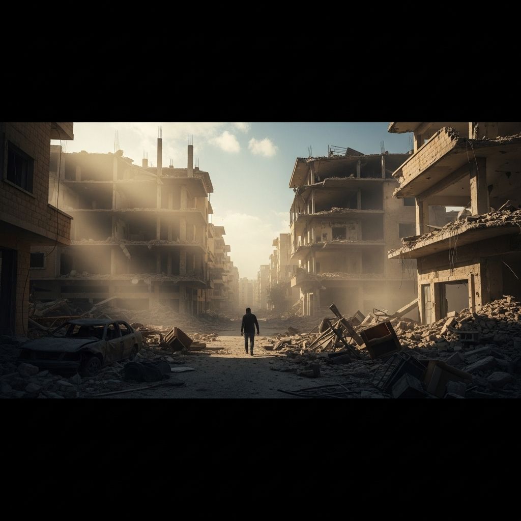 Foreign Soil: 3 Hamas Leaders Targeted in Israeli Strike 2 Aftermath of an airstrike in a residential Beirut neighborhood, a clear example of conflict on foreign soil.