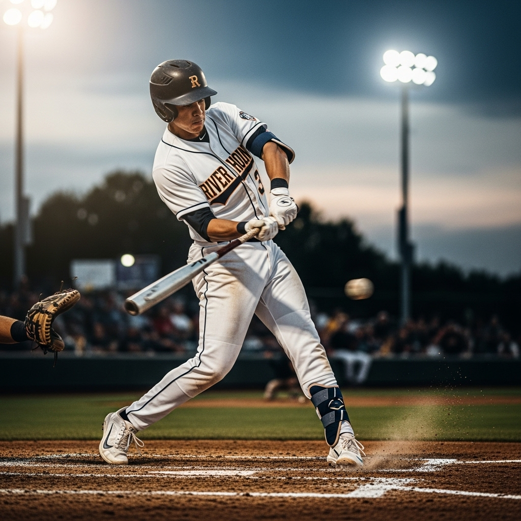 Rio Foster: GoFundMe For Angels Prospect in 1 Car Crash 3 An action shot of Rio Foster at bat during a minor league baseball game.