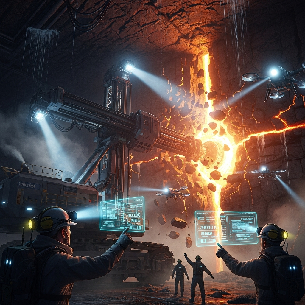 Deep Fission Goes Public: 5 Details on the Curious SPAC 4 An artistic rendering of the potential challenges faced by the Deep Fission drilling project underground.