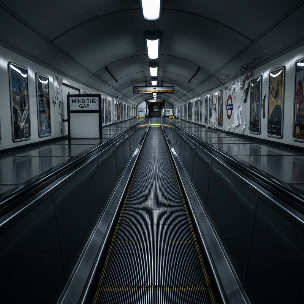 More London Tube Disruption: 2 Unions Reject New Deal 4 An empty London Underground escalator during a previous strike, a scene that could be repeated with more london tube disruption.