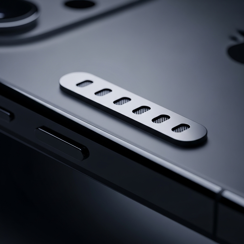 iPhone 17 Pro: 4 Features to Kill the Vlogging Camera 3 An illustration of the advanced microphone array on the iPhone 17 Pro capturing clean audio.