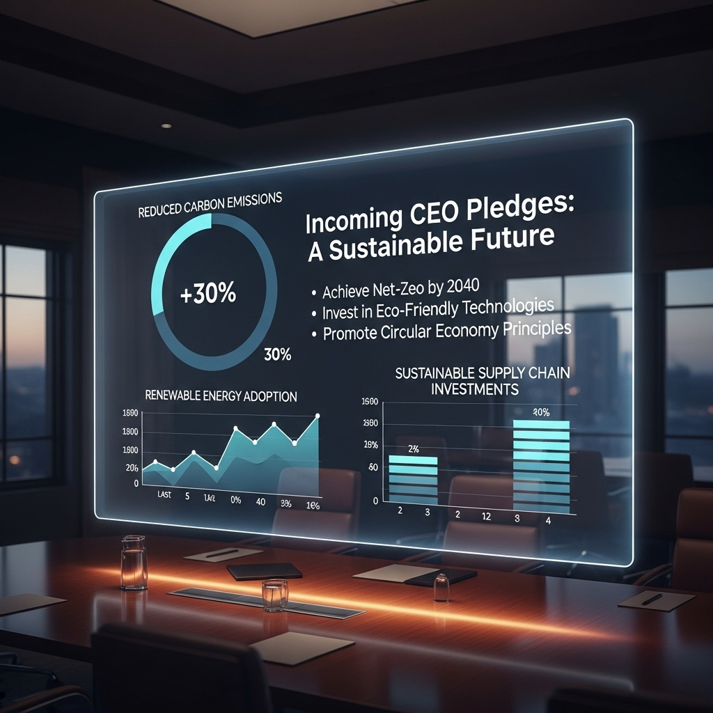 Incoming CEO Pledges: 3 Ways to Get Kering's Mojo Back 4 An infographic showing data on sustainability, a key part of the incoming ceo pledges.